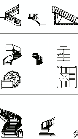 Other cad blocks: stairs, iron work, office equipment, gym equipment, signals, north symbols, decorative figures, closets and clothes